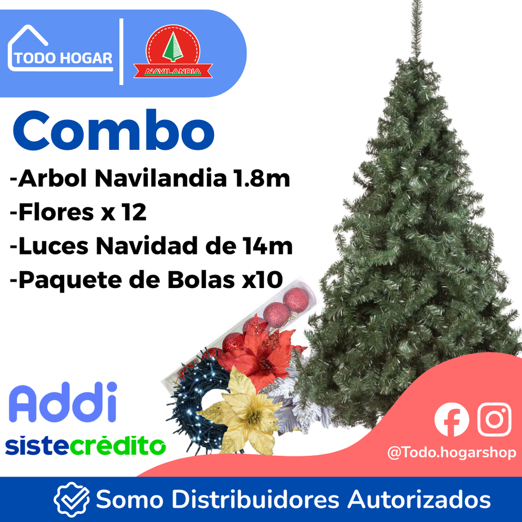 ARBOL NAVIDAD + DECORACIONES
